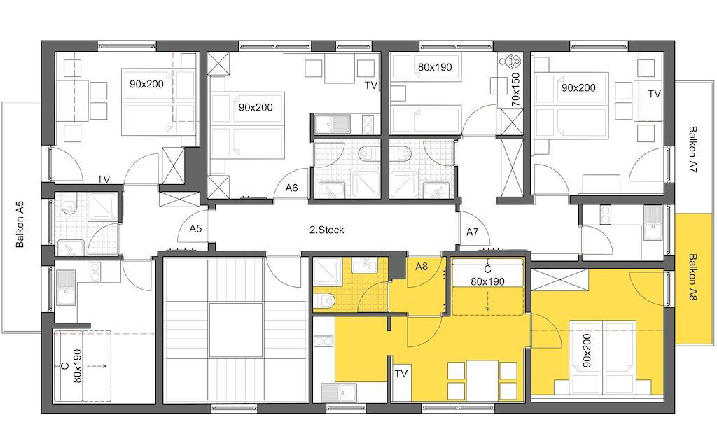 Apartments Brunner Am See 도브리아흐 객실 사진